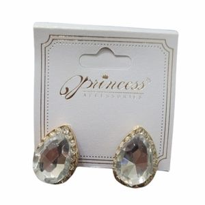Elegant Princess Accessory Crystal Earrings